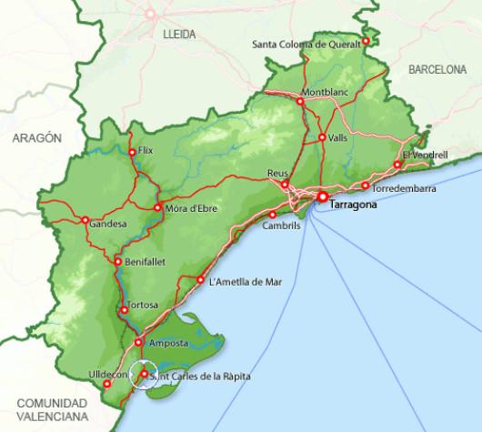 San Carlos de la Rapita карта.jpg