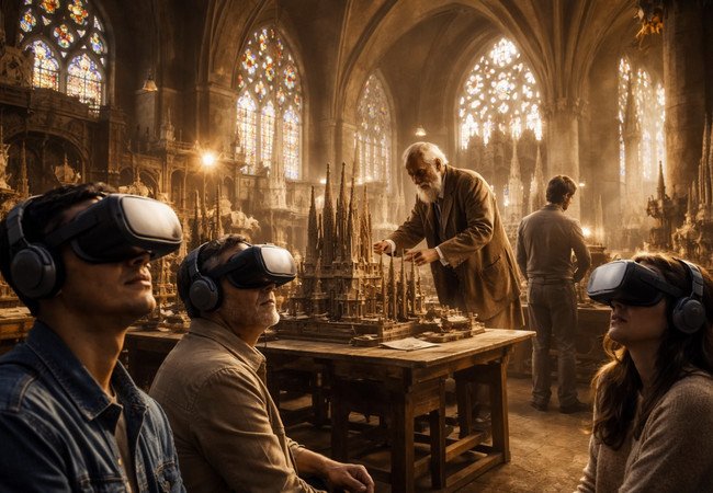 Подробнее о "В Барселоне запустили VR-тур по мастерской Антони Гауди"