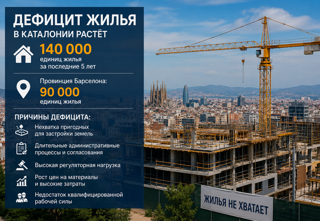Подробнее о "В Каталонии дефицит жилья достиг 140 тысяч объектов"