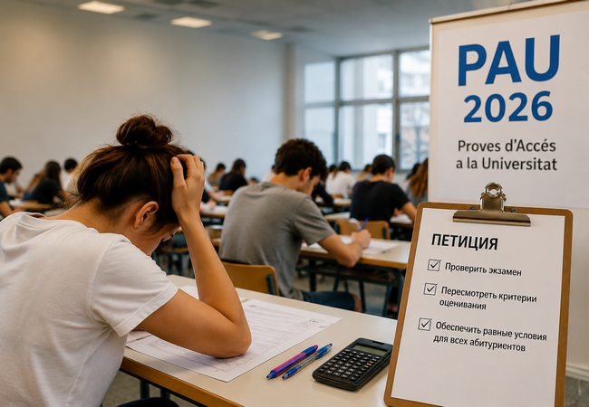 Подробнее о "Экзамен PAU по математике вызвал волну недовольства в Каталонии"