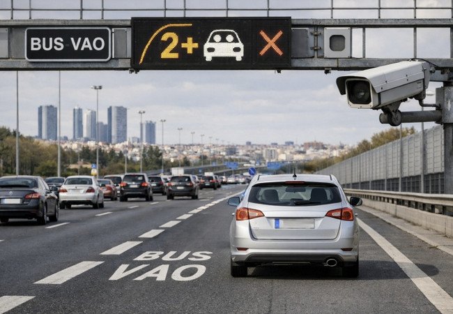 Подробнее о "В Испании запретили одиночный проезд по полосам BUS-VAO, включая электромобили"