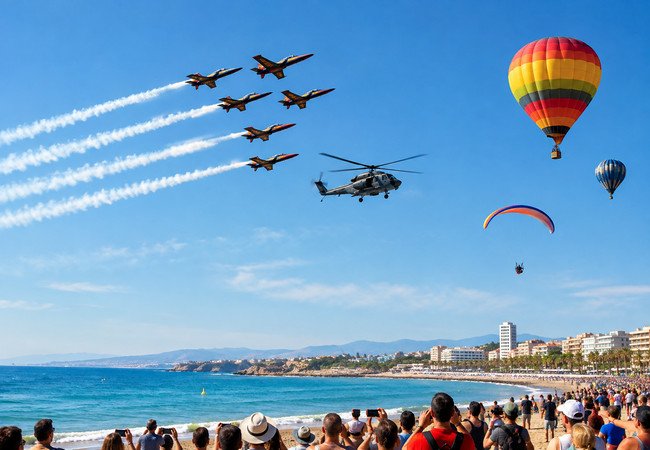 Подробнее о "Festa al Cel вновь пройдет в Салоу: авиационный фестиваль соберет зрителей на побережье в сентябре"
